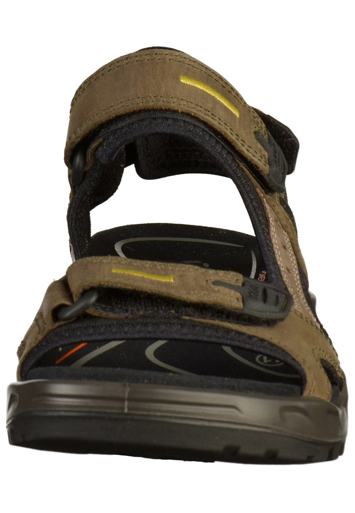 ecco Sandalen Leder/Textil Grün - surf4shoes