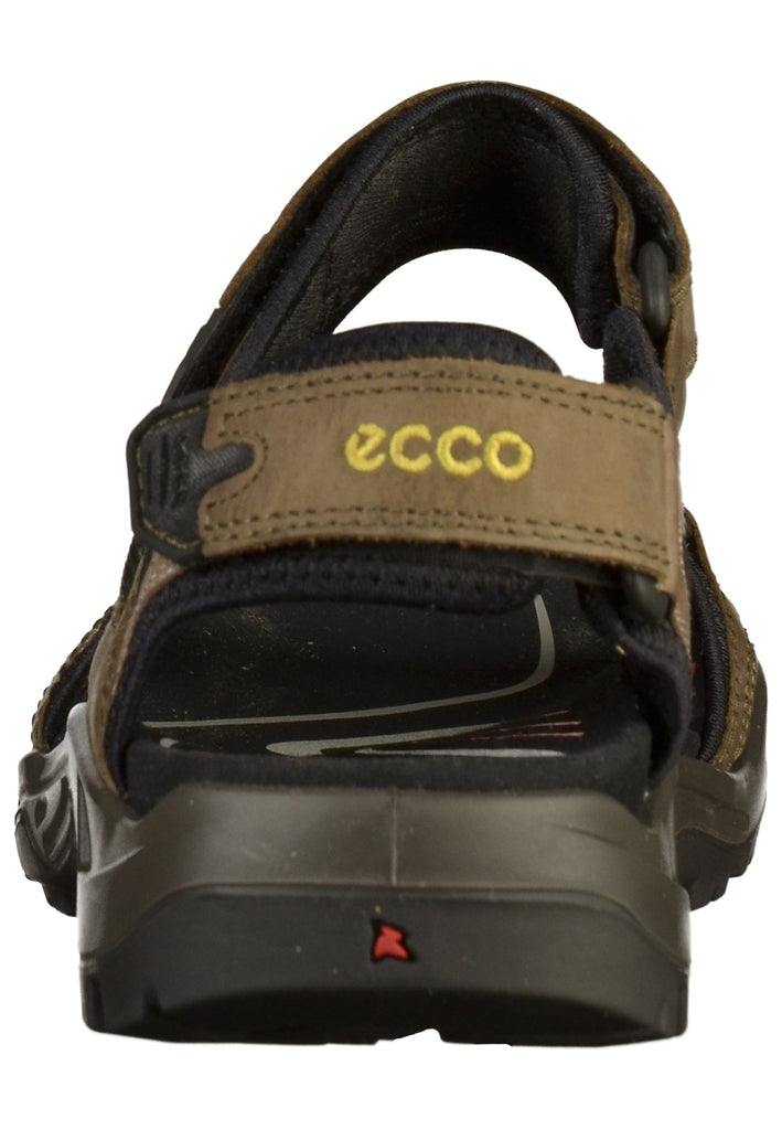 ecco Sandalen Leder/Textil Grün - surf4shoes