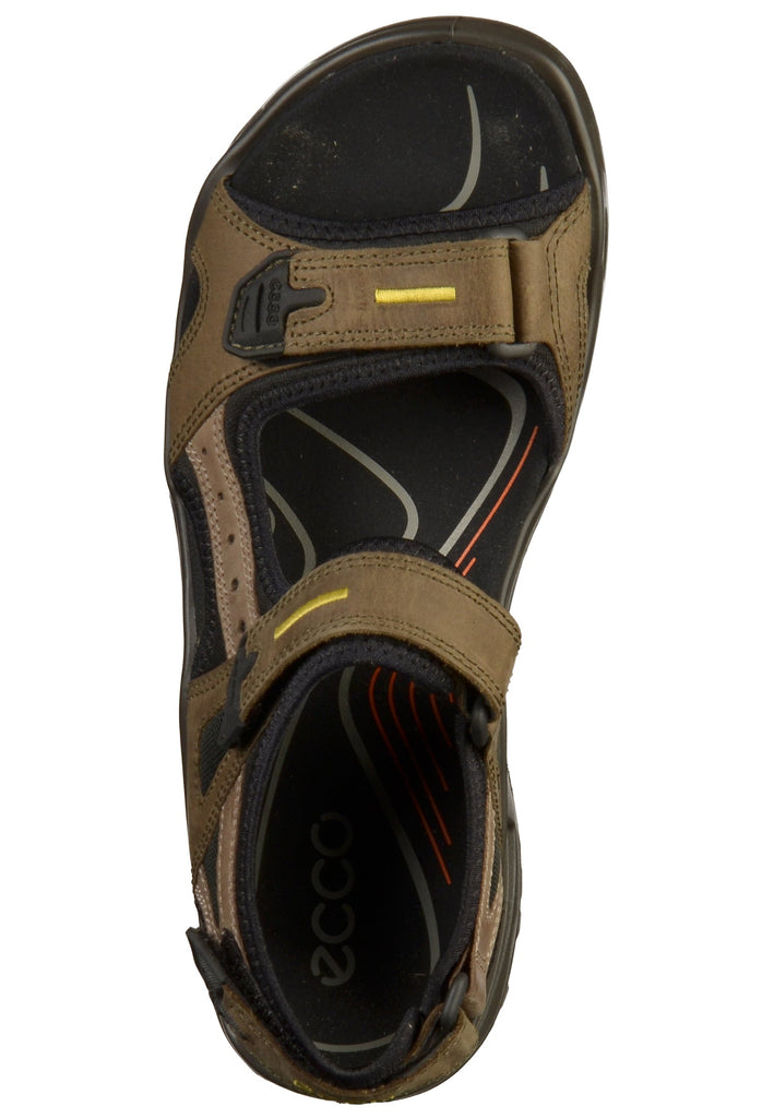 ecco Sandalen Leder/Textil Grün - surf4shoes