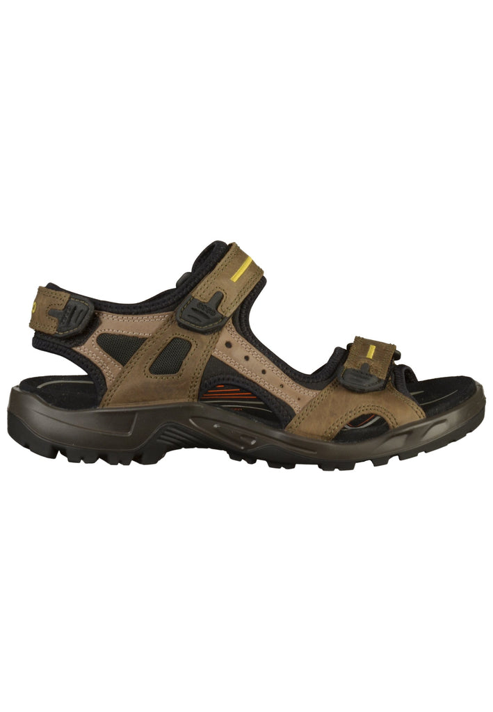 ecco Sandalen Leder/Textil Grün - surf4shoes