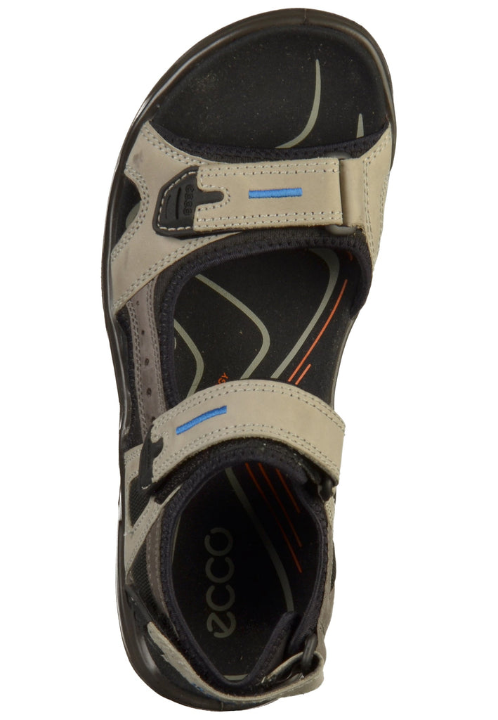 ecco Sandalen Leder/Textil Grau - surf4shoes