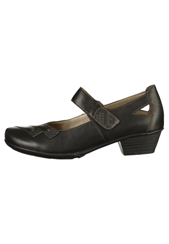 Remonte Pumps Glattleder Schwarz - surf4shoes
