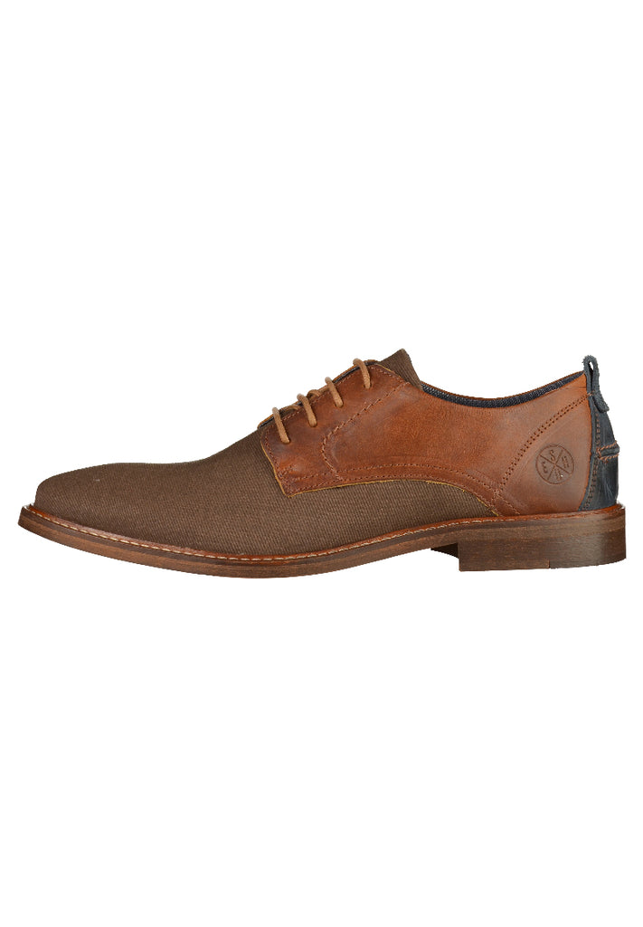 Bullboxer Halbschuhe Leder/Textil Braun - surf4shoes
