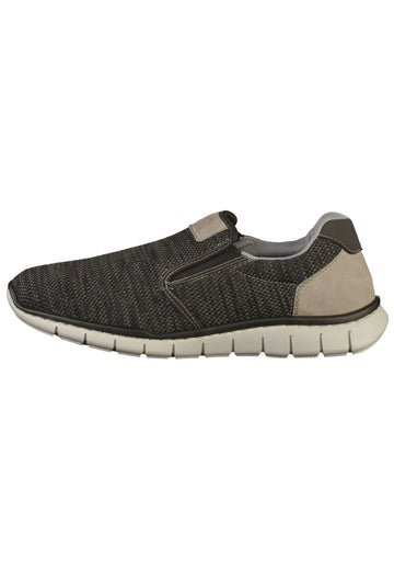 Rieker Slipper Textil Schwarz - surf4shoes