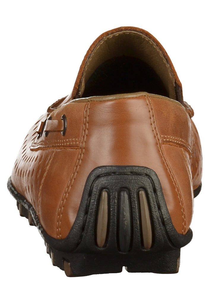 Rieker Slipper Glattleder Braun - surf4shoes