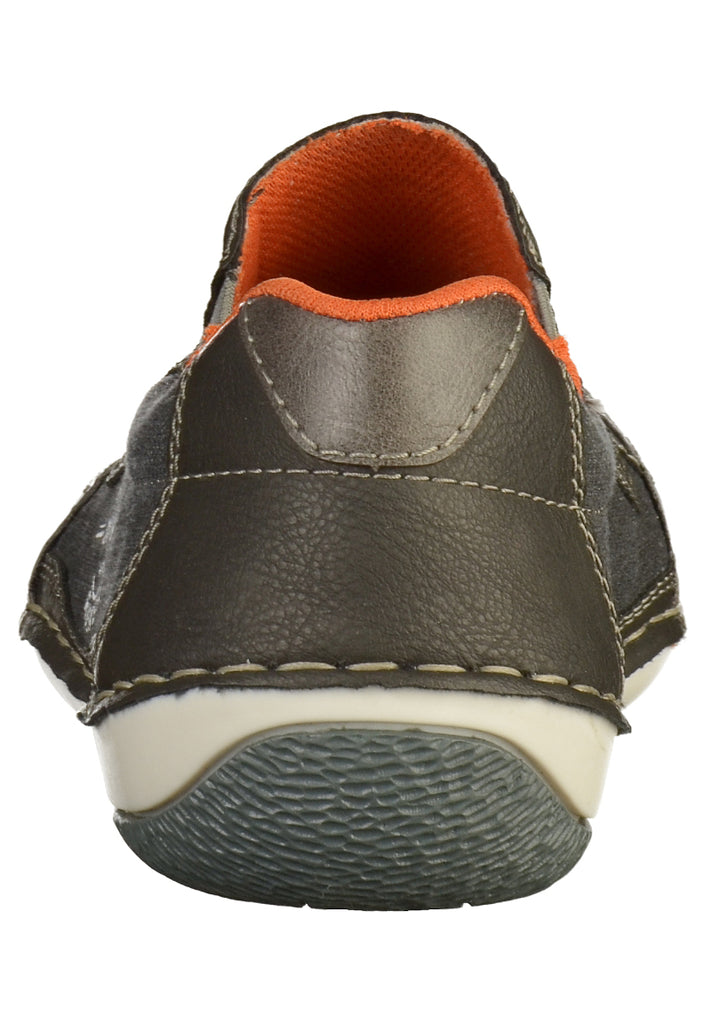 Rieker Slipper Lederimitat Grau - surf4shoes