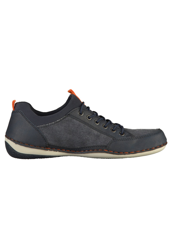 Rieker Sneaker Lederimitat Navy - surf4shoes