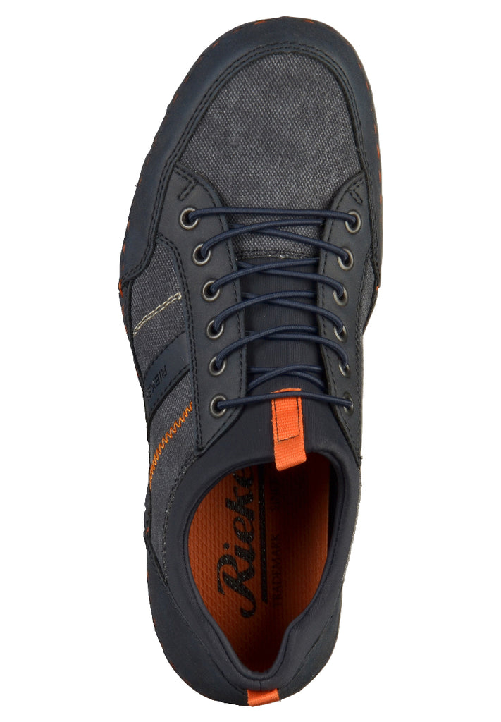 Rieker Sneaker Lederimitat Navy - surf4shoes