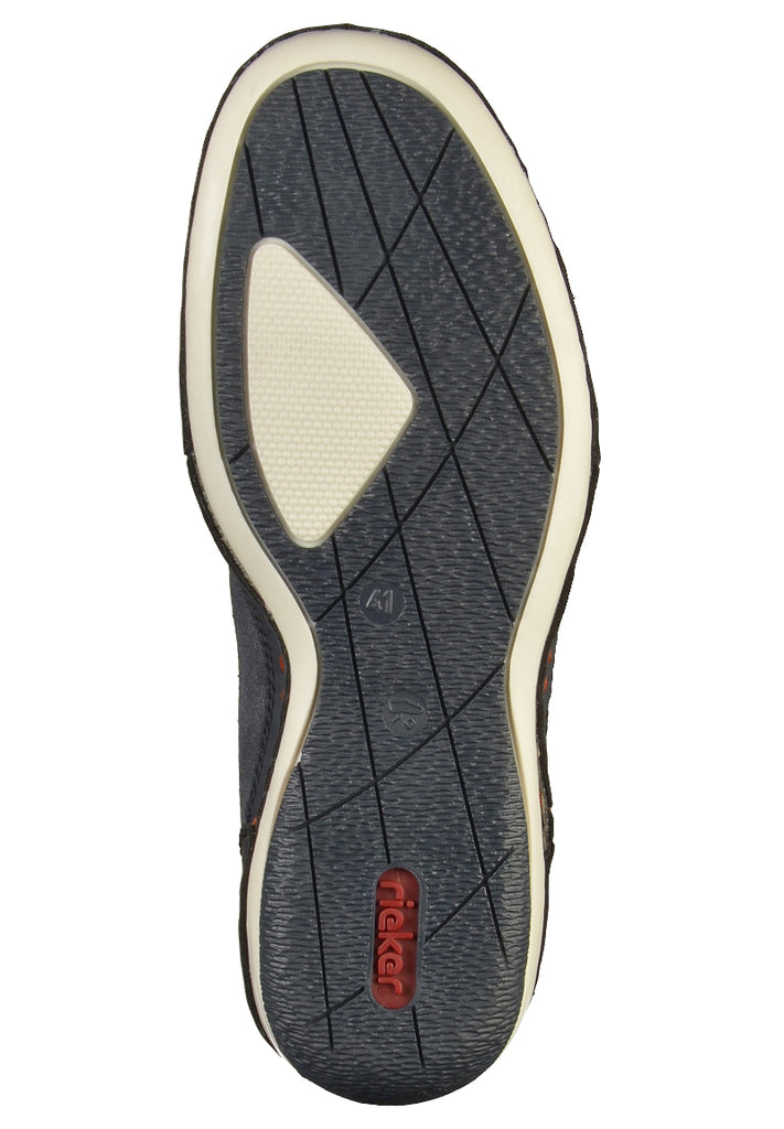 Rieker Sneaker Lederimitat Navy - surf4shoes