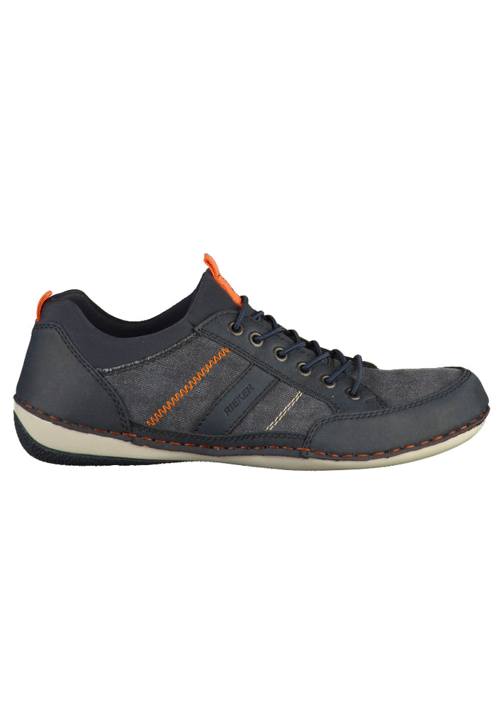 Rieker Sneaker Lederimitat Navy - surf4shoes