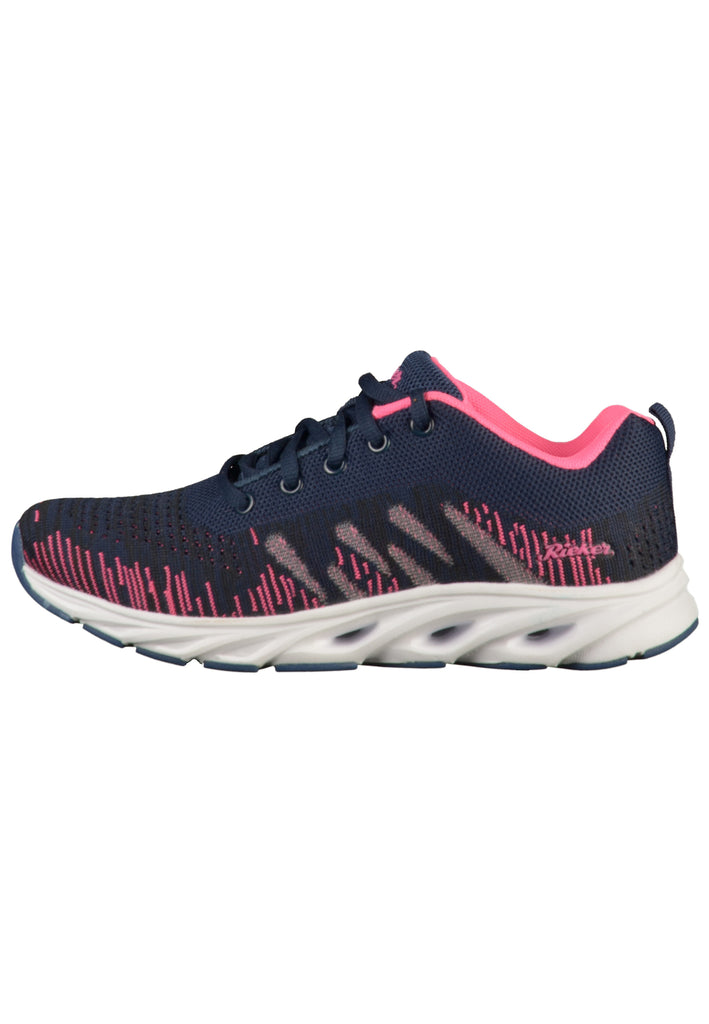 Rieker Sneaker Textil Blau - surf4shoes