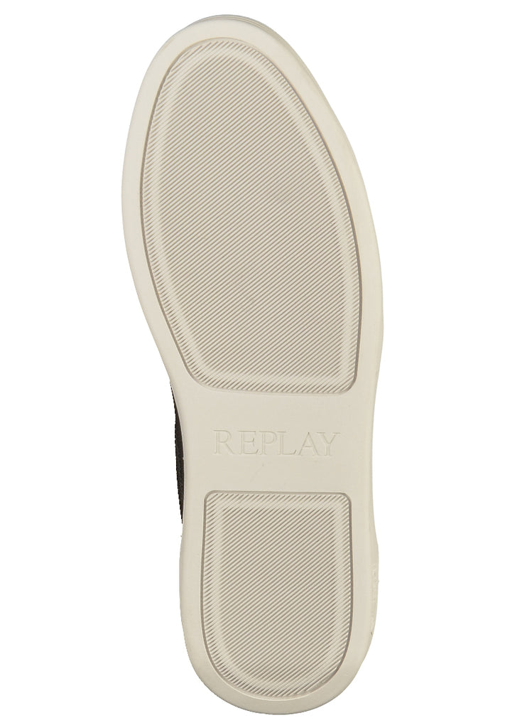 Replay Sneaker Leder/Mesh Schwarz/Weiß - surf4shoes