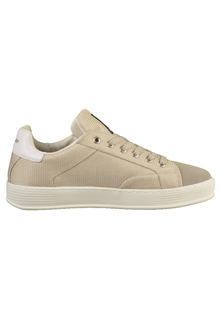 Replay Sneaker Leder/Mesh Taupe - surf4shoes