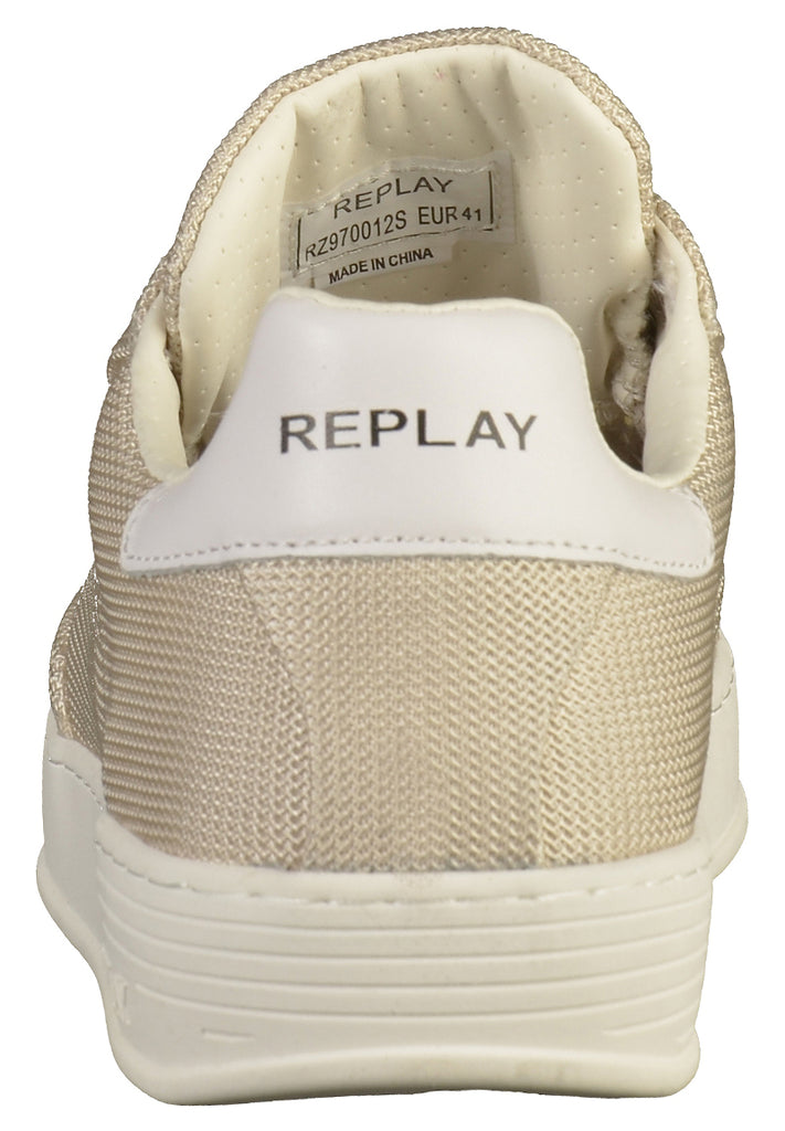 Replay Sneaker Leder/Mesh Taupe - surf4shoes