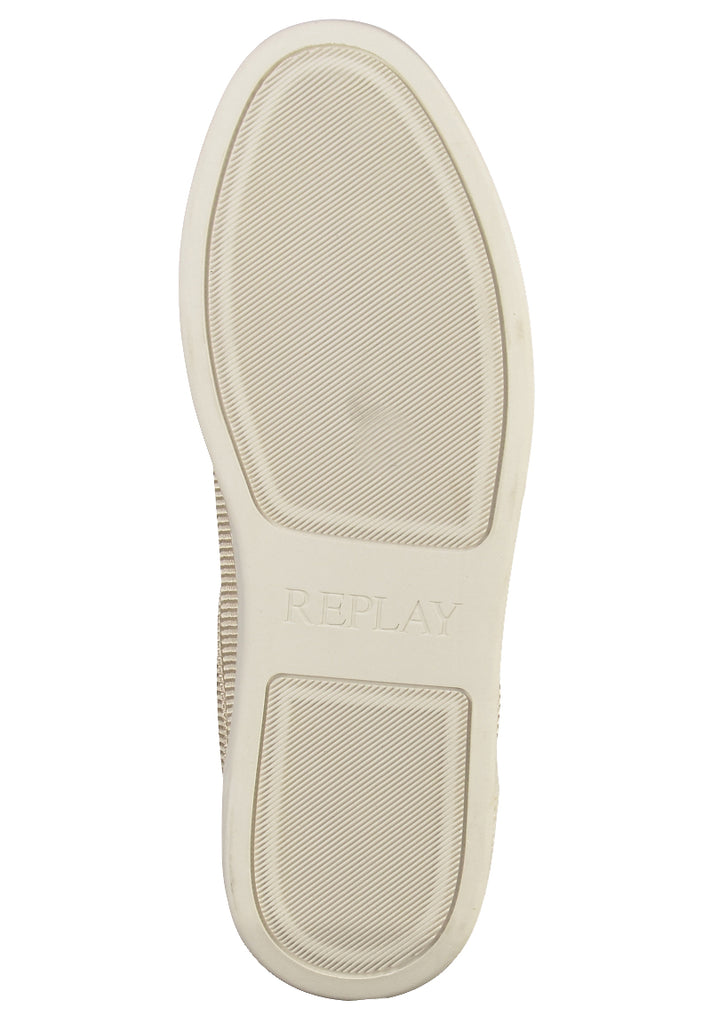 Replay Sneaker Leder/Mesh Taupe - surf4shoes