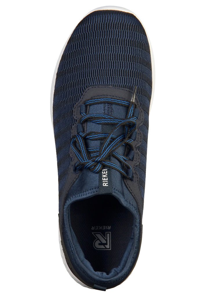 Rieker Sneaker Textil Blau - surf4shoes