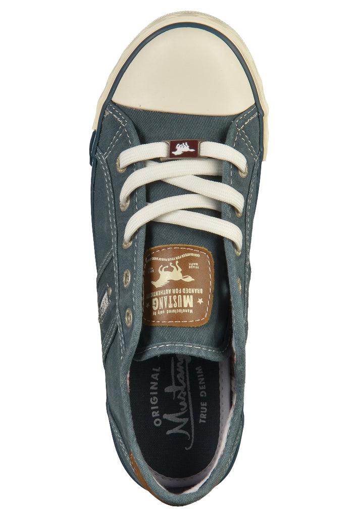 Mustang Sneaker Canvas Blau - surf4shoes