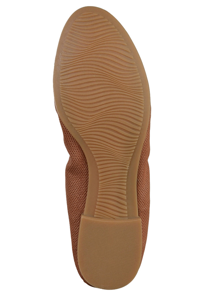 Tamaris Ballerinas Leder Cognac - surf4shoes