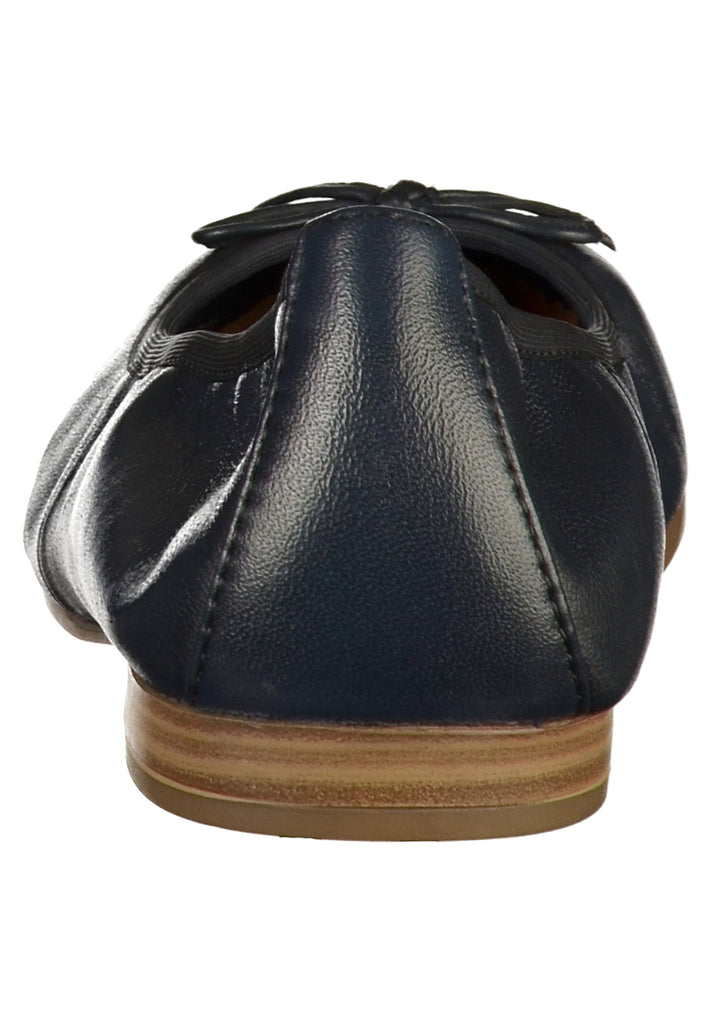 Tamaris Ballerinas Leder Navy - surf4shoes