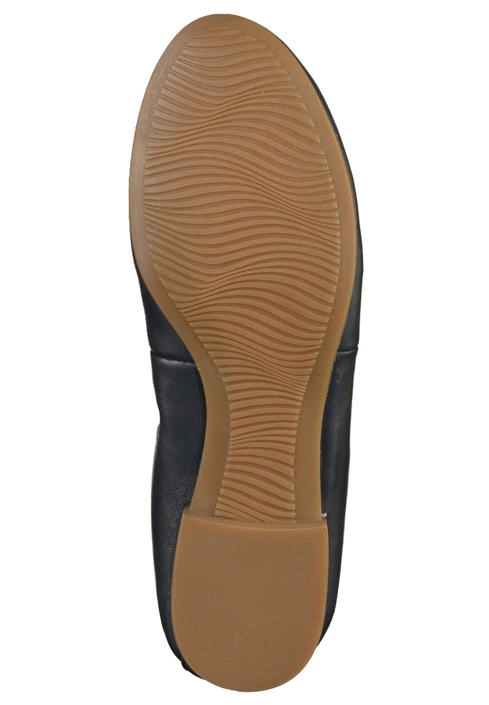 Tamaris Ballerinas Leder Navy - surf4shoes