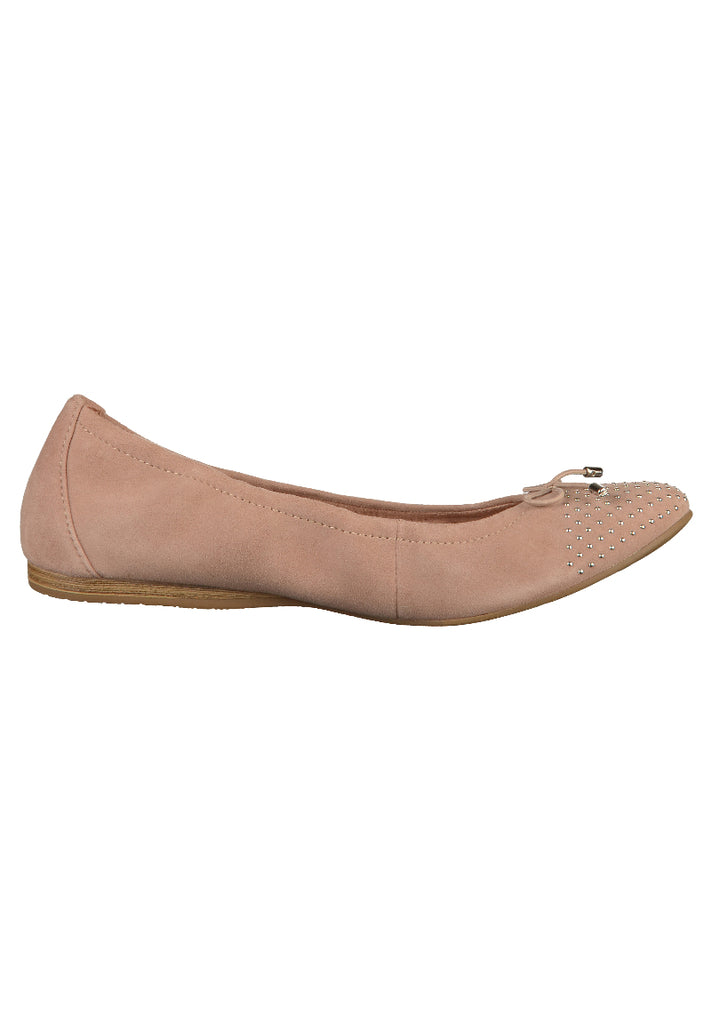 Tamaris Ballerinas Leder Rose - surf4shoes