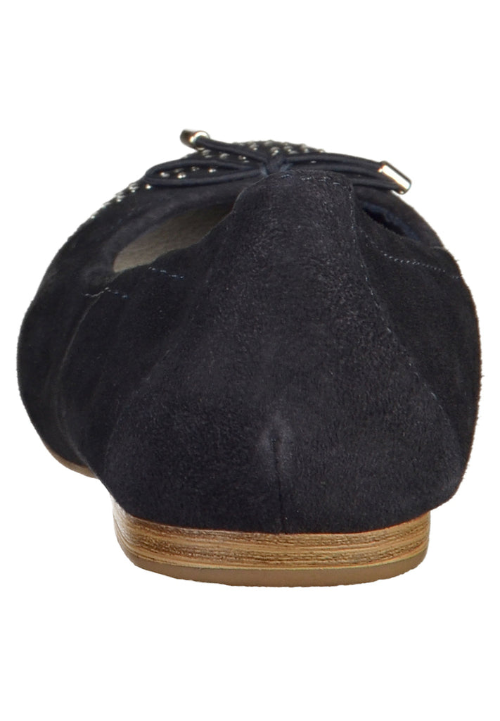 Tamaris Ballerinas Leder Navy - surf4shoes