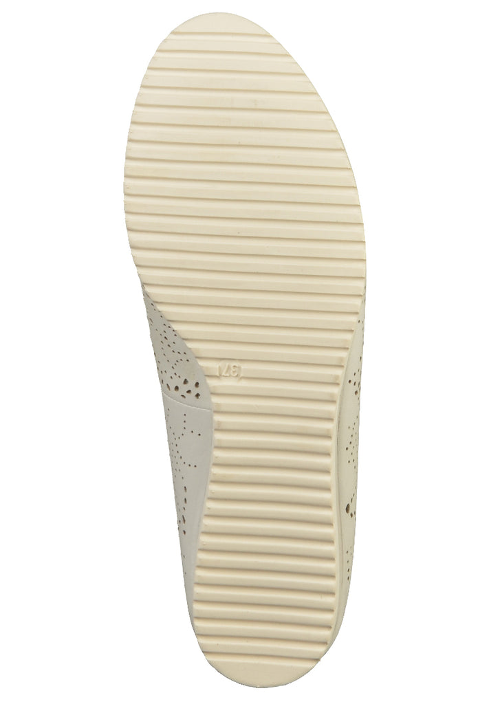 Tamaris Ballerinas Leder Weiß - surf4shoes