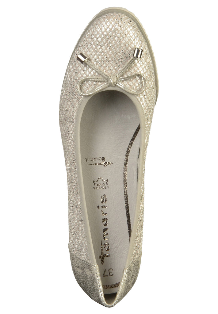 Tamaris Pumps Leder Hellgrau - surf4shoes