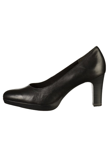 Tamaris Pumps Leder Schwarz - surf4shoes