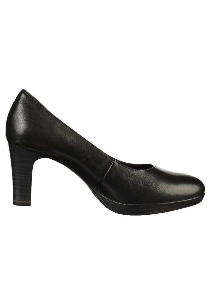 Tamaris Pumps Leder Schwarz - surf4shoes