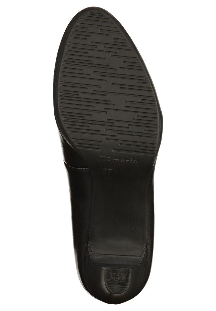 Tamaris Pumps Leder Schwarz - surf4shoes