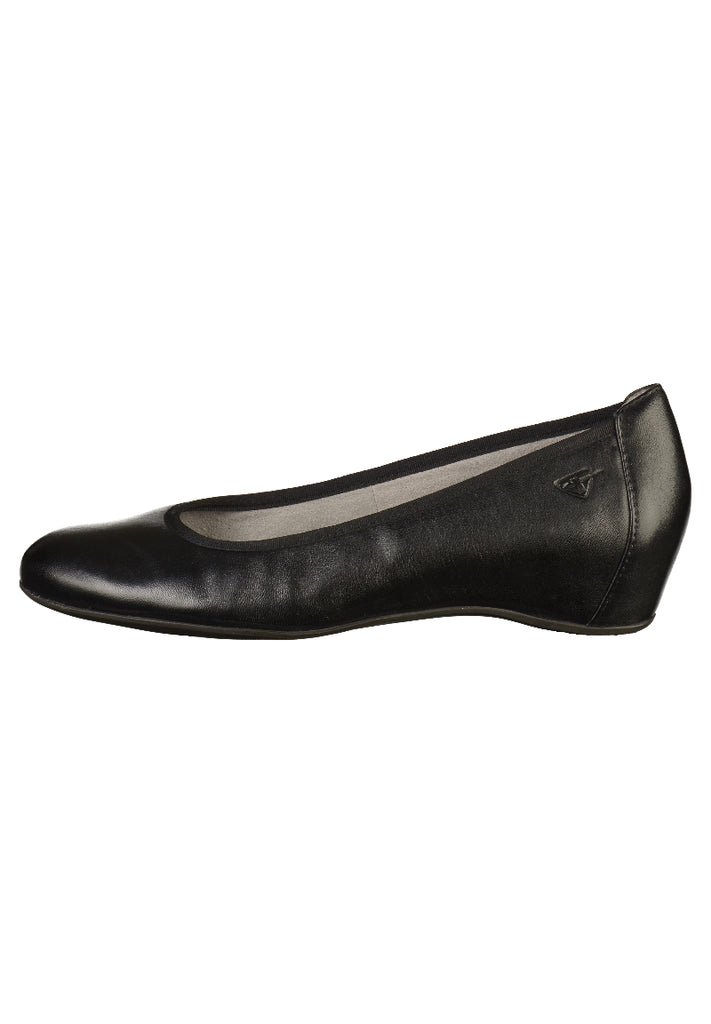 Tamaris Ballerinas Leder Schwarz - surf4shoes