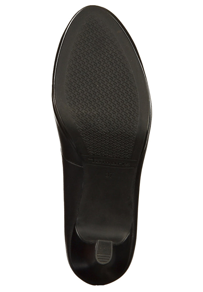 Tamaris Pumps Leder Schwarz - surf4shoes