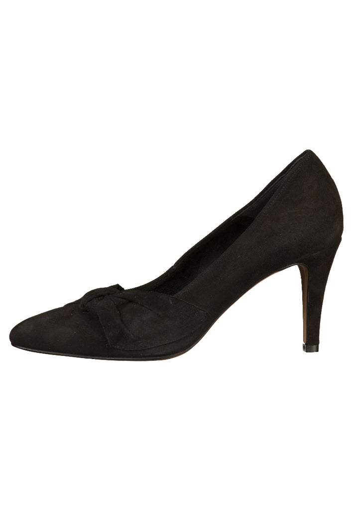 Tamaris Pumps Veloursleder Schwarz - surf4shoes