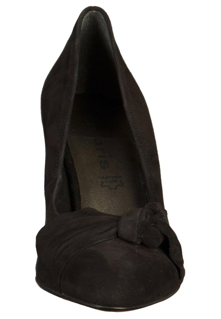 Tamaris Pumps Veloursleder Schwarz - surf4shoes