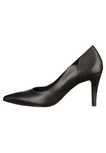 Tamaris Pumps Leder Schwarz - surf4shoes