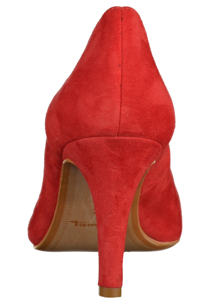 Tamaris Pumps Leder Rot - surf4shoes
