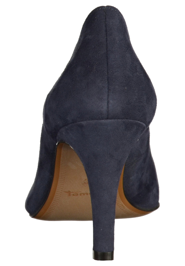 Tamaris Pumps Leder Blau - surf4shoes