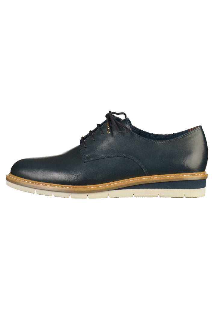Tamaris Halbschuhe Leder Navy - surf4shoes