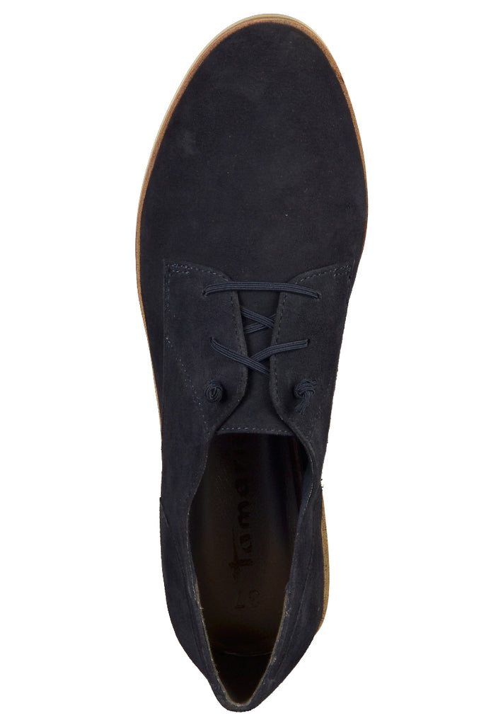Tamaris Halbschuhe Leder Navy - surf4shoes