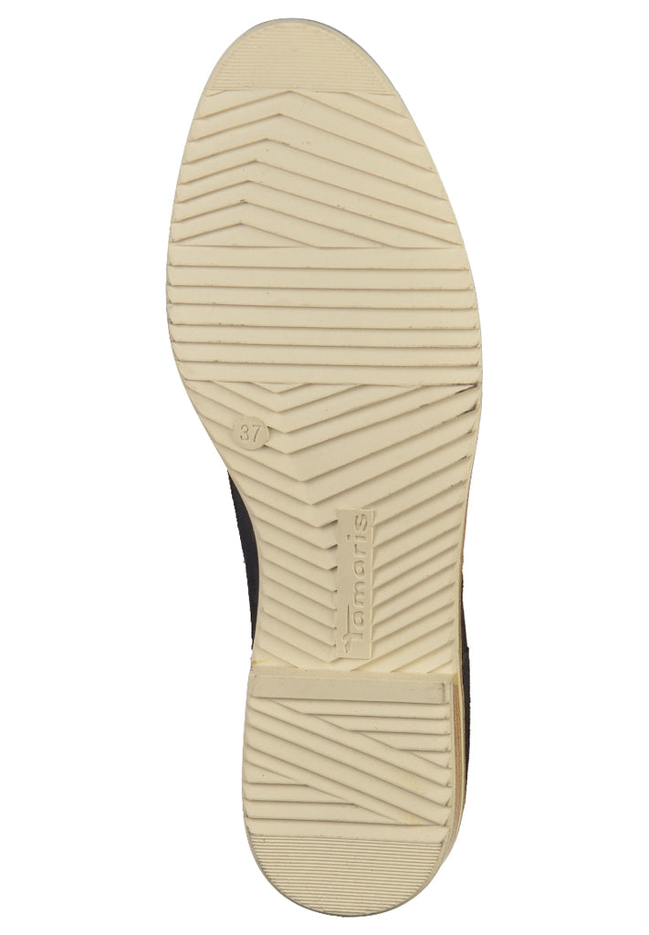 Tamaris Halbschuhe Leder Navy - surf4shoes