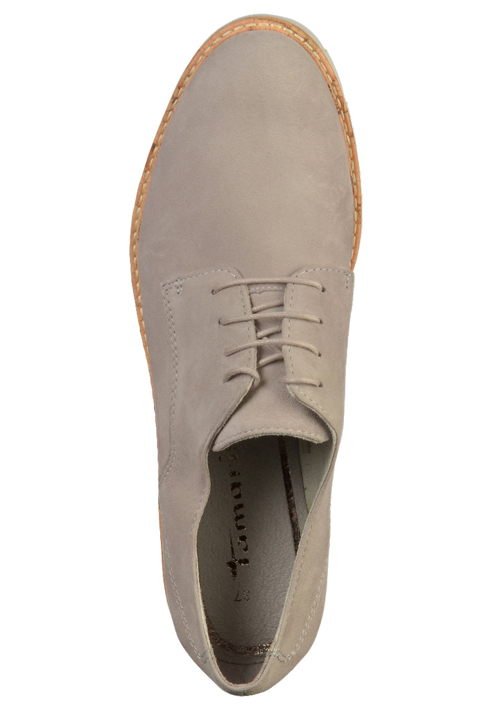 Tamaris Halbschuhe Leder Hellgrau - surf4shoes