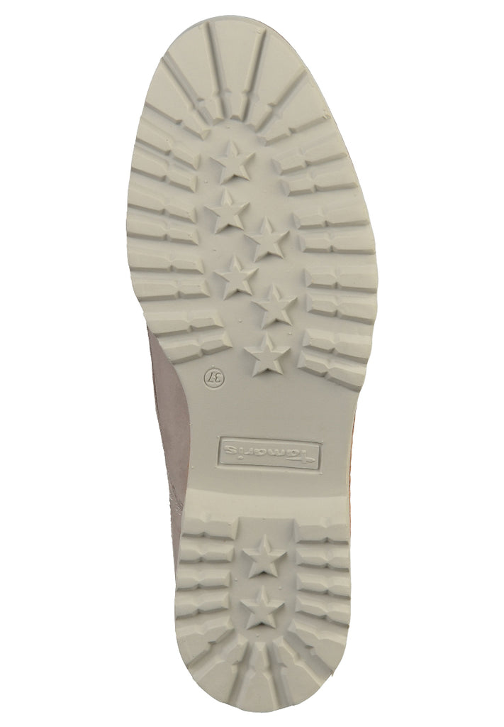 Tamaris Halbschuhe Leder Hellgrau - surf4shoes