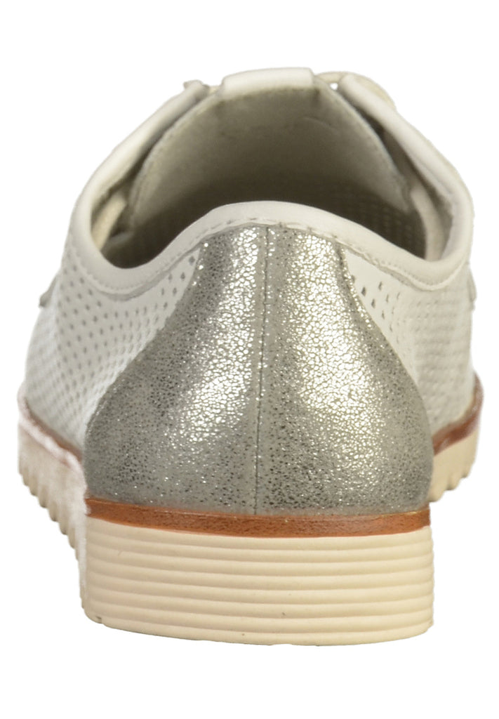 Tamaris Halbschuhe Leder Weiß - surf4shoes