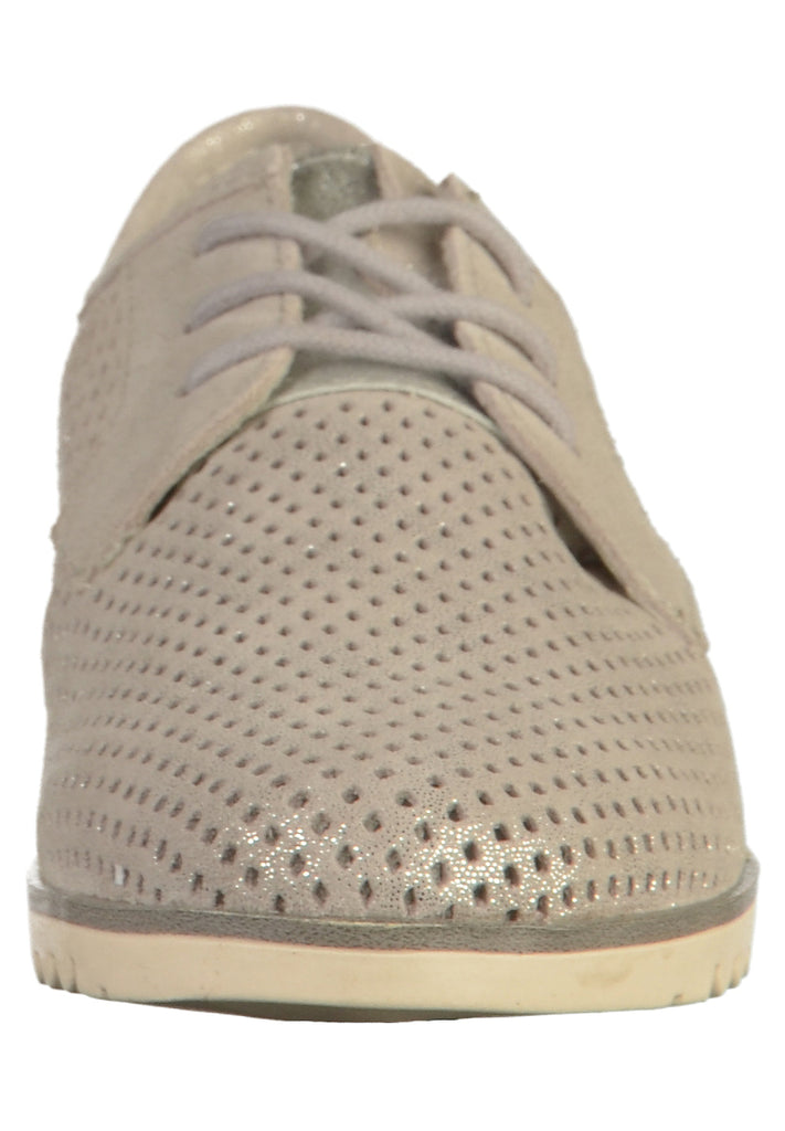 Tamaris Halbschuhe Leder Hellgrau - surf4shoes