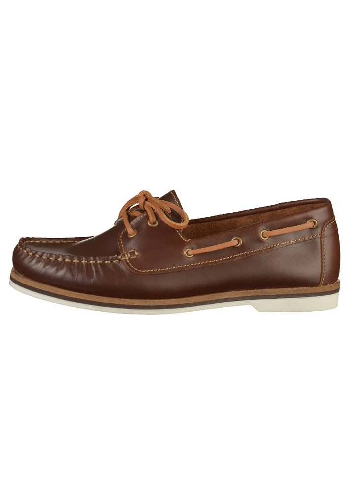 Tamaris Halbschuhe Leder Braun - surf4shoes