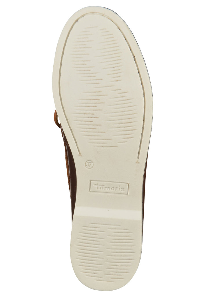 Tamaris Halbschuhe Leder Braun - surf4shoes