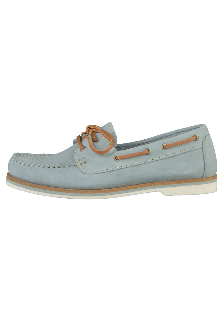Tamaris Halbschuhe Leder Hellblau - surf4shoes