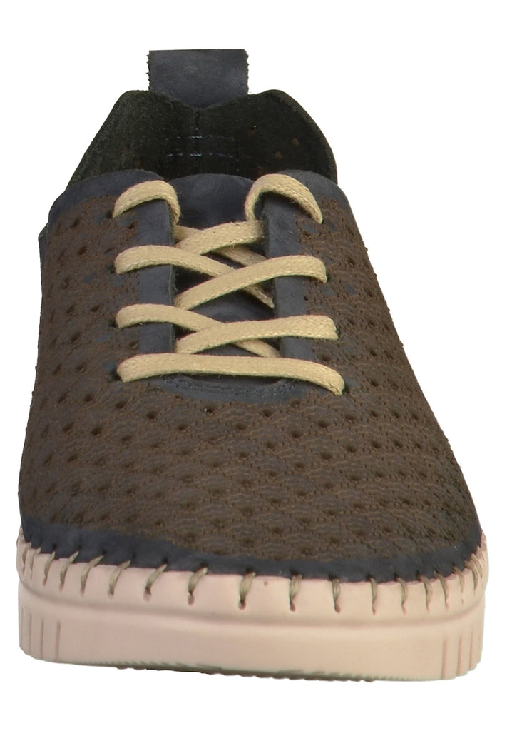 Tamaris Sneaker Leder Navy - surf4shoes