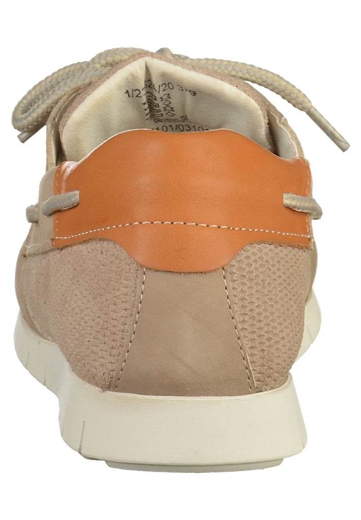 Tamaris Halbschuhe Leder Beige - surf4shoes